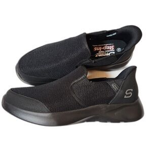S Sport by Skechers Step‑Ins – Men’s Size 9.5 (Black, Memory Foam)